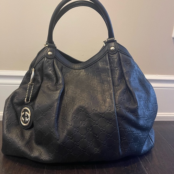 Gucci suckey tote leather bag - Picture 1 of 8